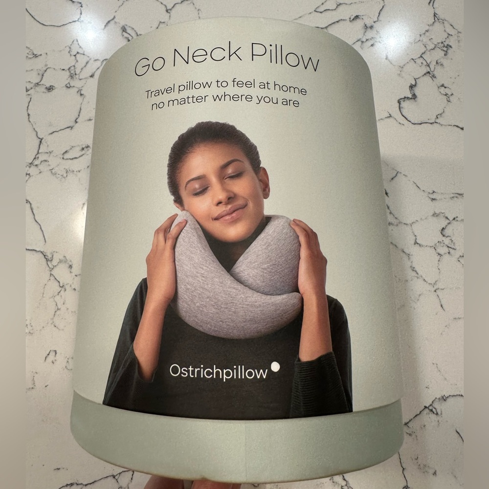 New Ostrichpillow Go Neck Travel Pillow Airplane Neck Support
